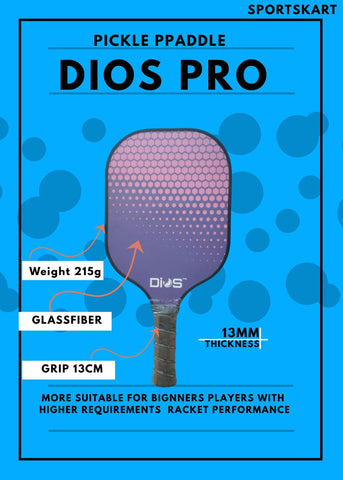 DIOS PRO Fiber glass paddle (Pickle Paddle)